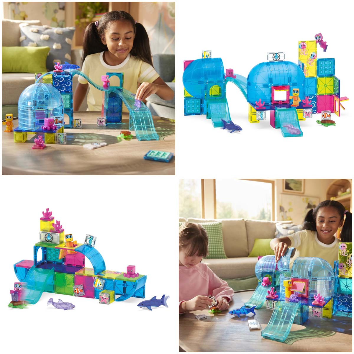 Magna-Tiles MAGNA-TILES Undersea Adventure 58-Piece Set