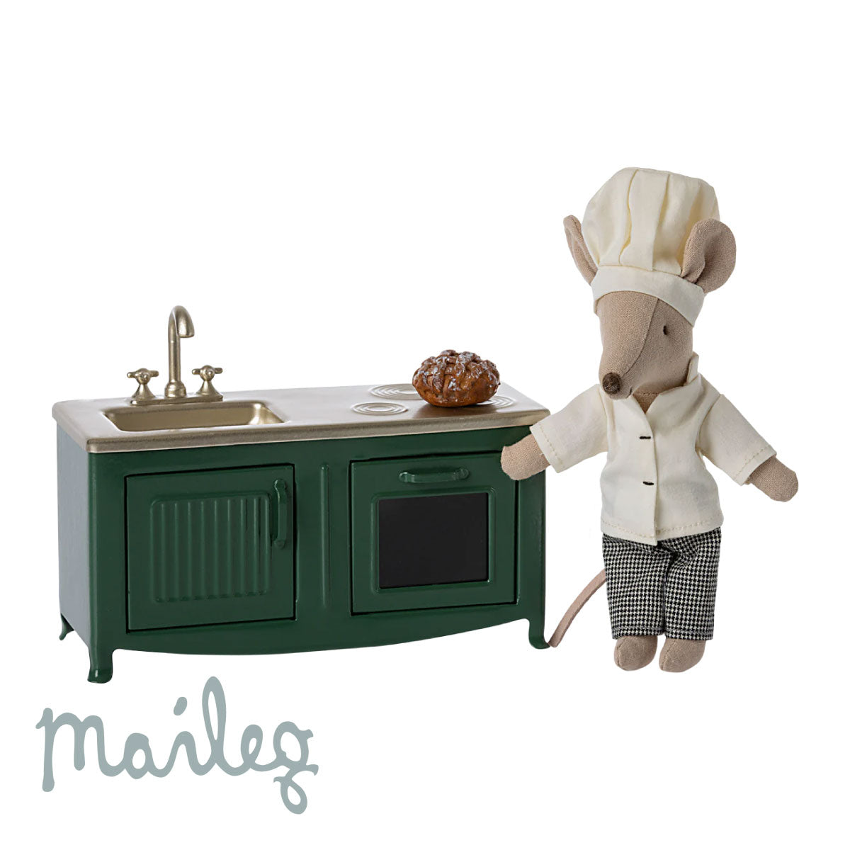 Maileg Mouse Kitchen - Dark Green