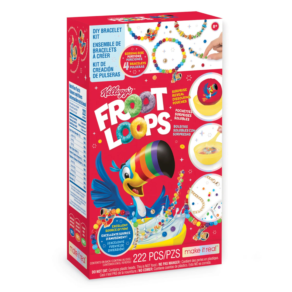 Cerealsly Cute Kelloggs Froot Loops DIY Bracelets Kit from Make It Real