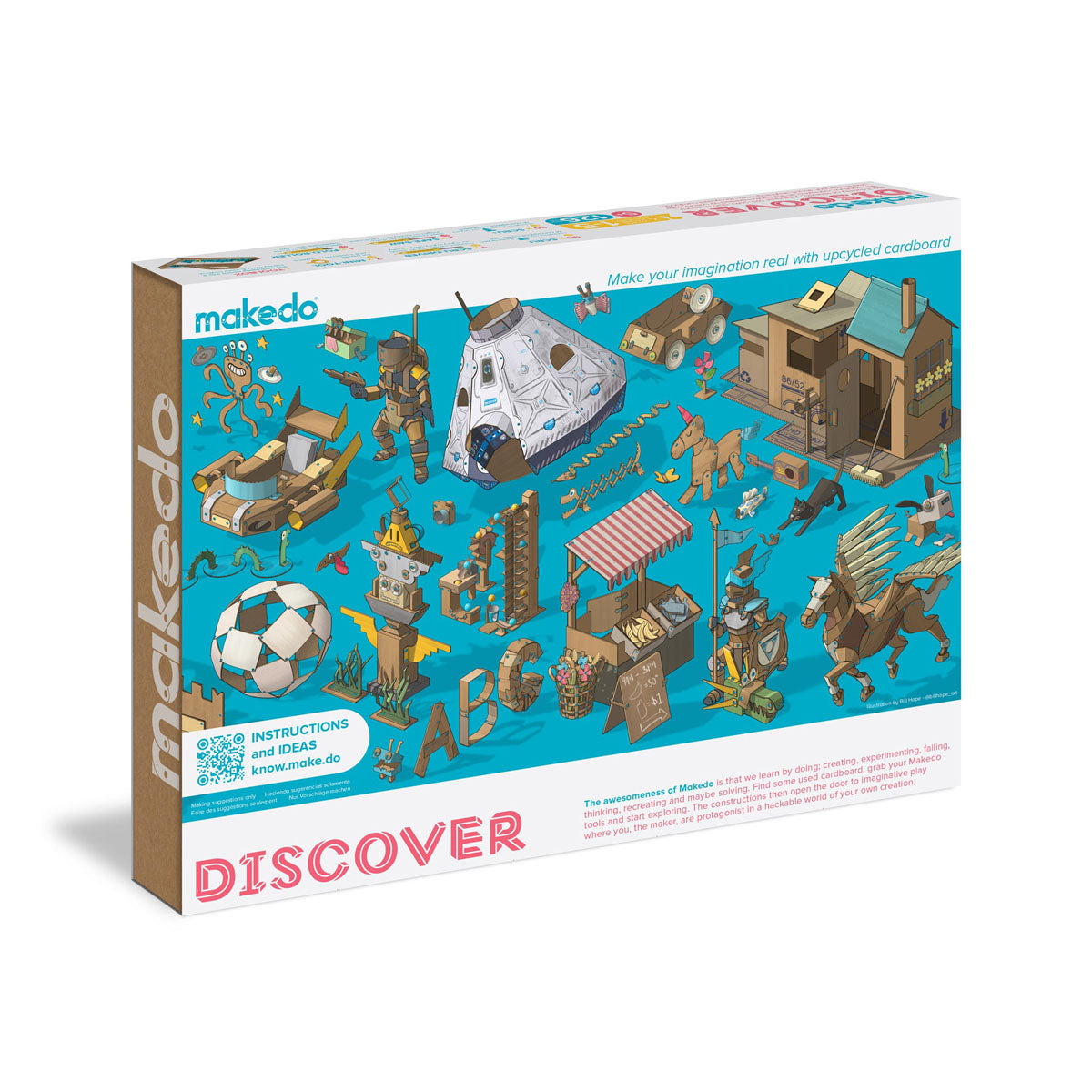 Makedo Discover Kit With Tools - 126pc