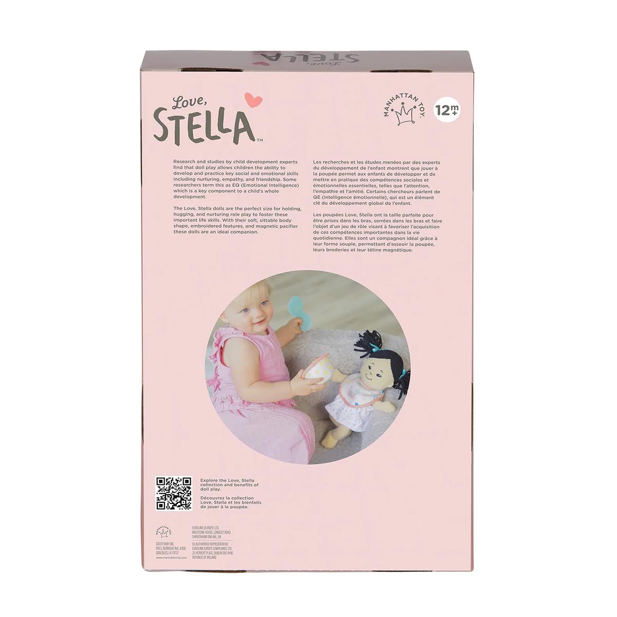Love, Stella Light Beige Doll with Black Pigtails