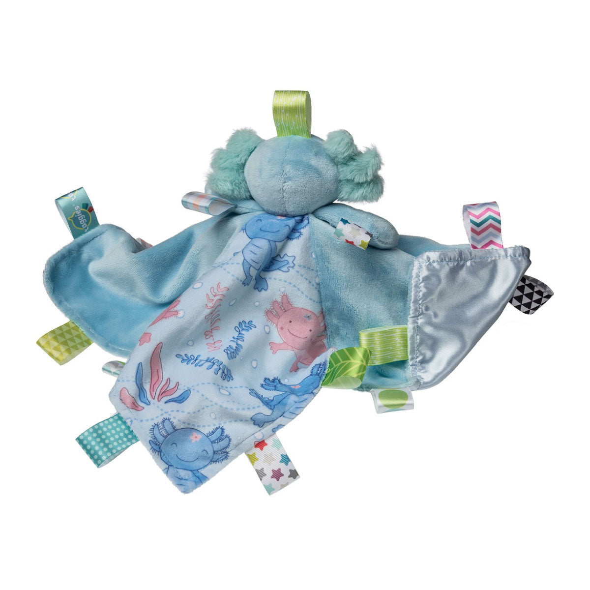 Taggies Axolotl Blanket - Fizzy Blue