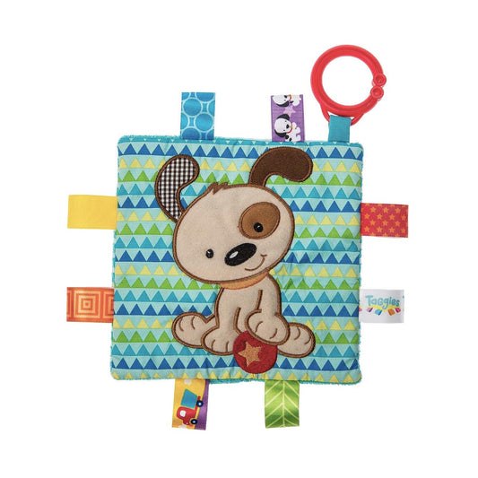 Taggies Crinkle Me 6x6 Square - Brother Puppy