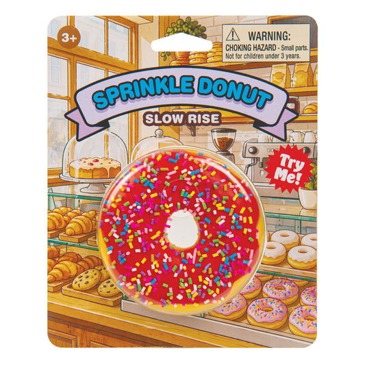 Master Toys & Novelties Squishy Slow Rise Sprinkle Donut