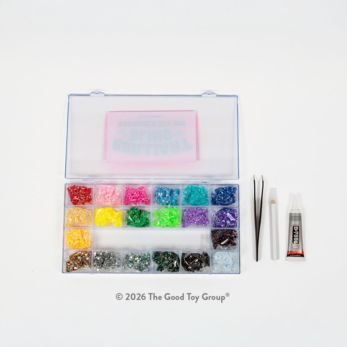 The contents of the Brilliant Bling Bedazzle Kit