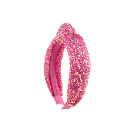 Mavi Bandz Hot Pink Glinda Sequin Headband