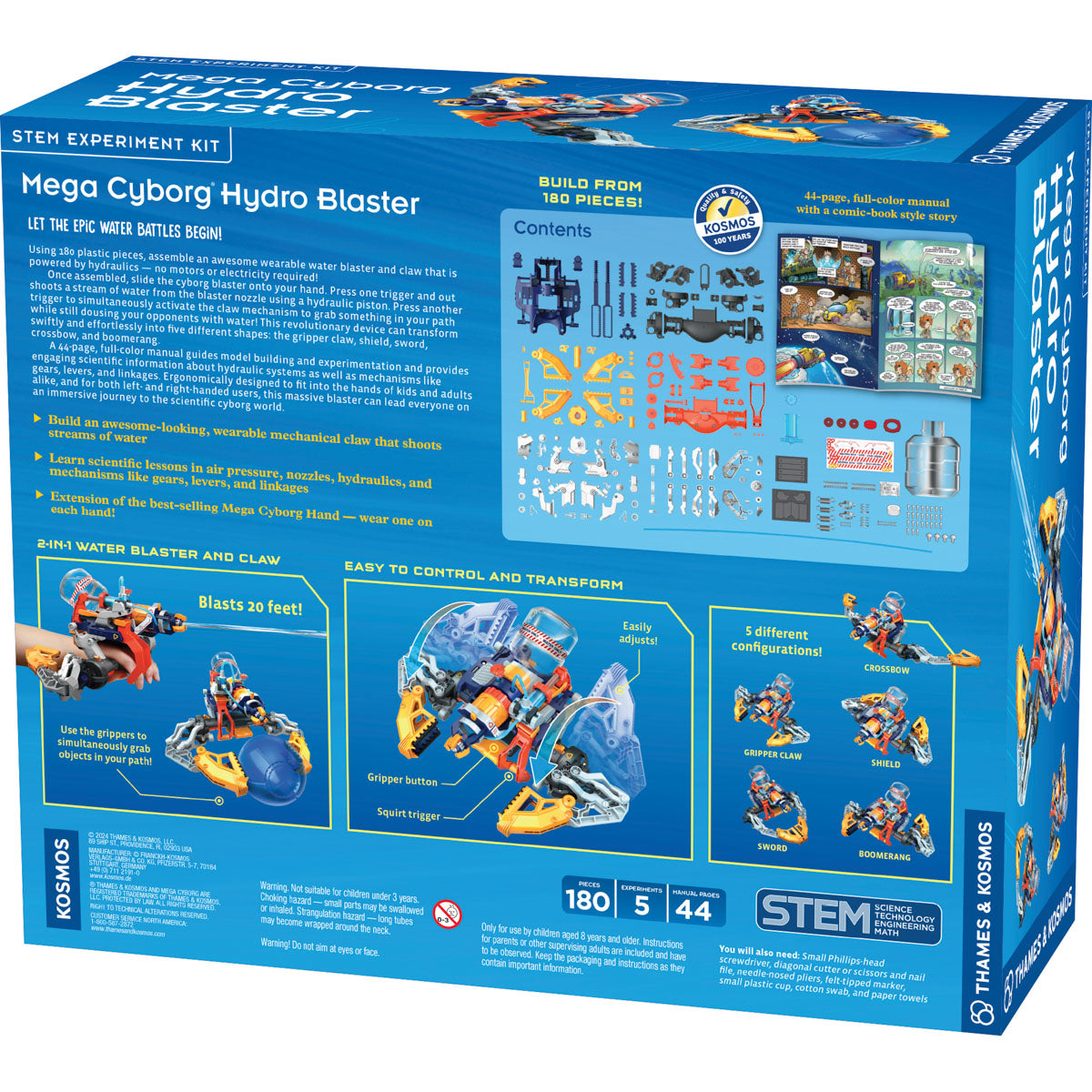 Mega Cyborg Hydro Blaster STEM by Thames & Kosmos.