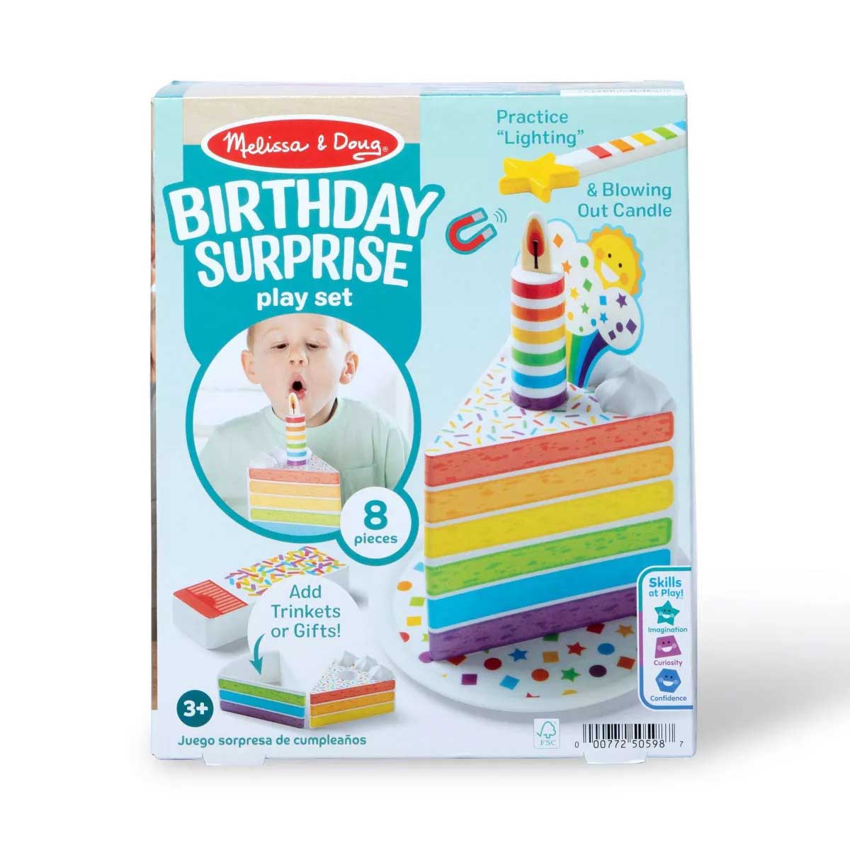 Melissa and Doug Birthday Surprise Play Set (with Make a Wish Candle)