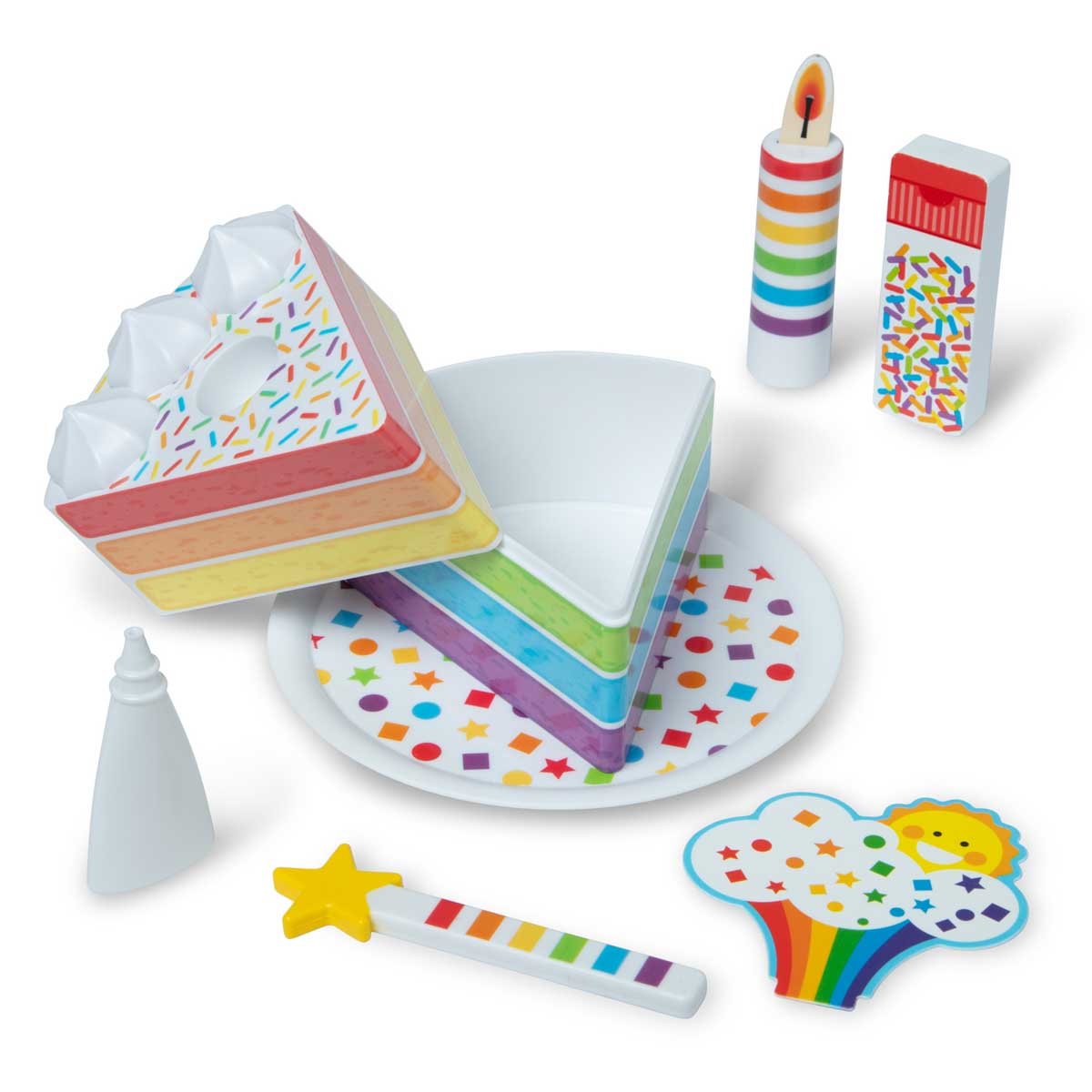 Melissa and Doug Birthday Surprise Play Set (with Make a Wish Candle)