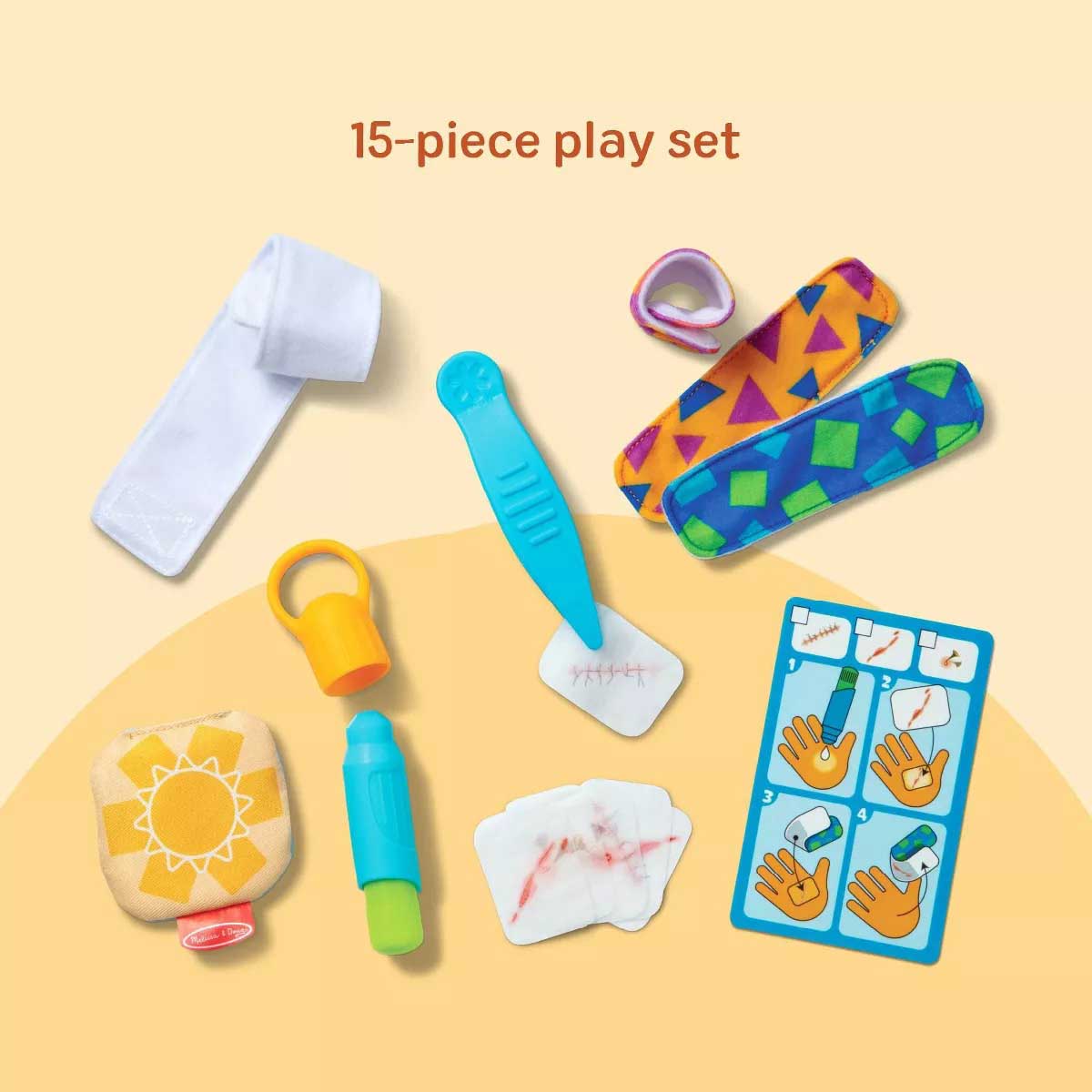 Melissa and Doug Boo-Boos & Bandages Reusable Play Set