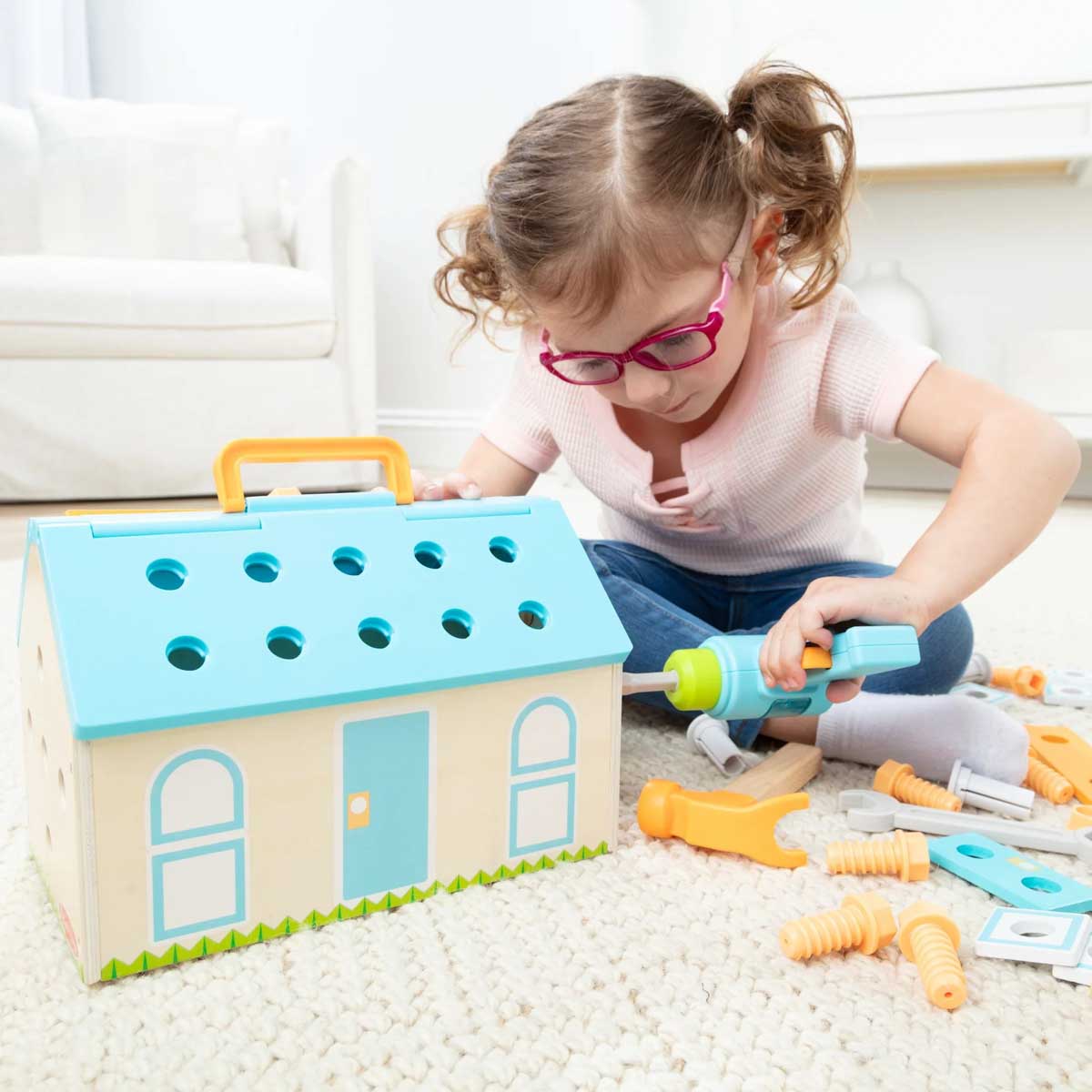 Melissa and Doug Build A House Toolbox Play Set