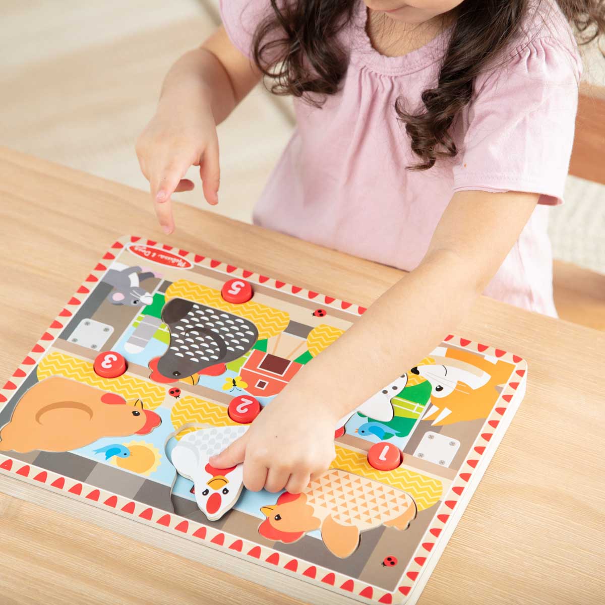 Push to Pop Puzzle Happy Hens from Melissa & Doug