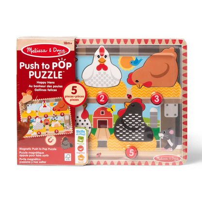 Push to Pop Puzzle Happy Hens from Melissa & Doug