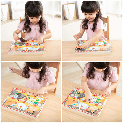 Push to Pop Puzzle Happy Hens from Melissa & Doug
