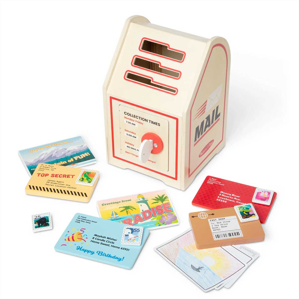 Melissa and Doug Stamp & Sort Mailbox Play Set