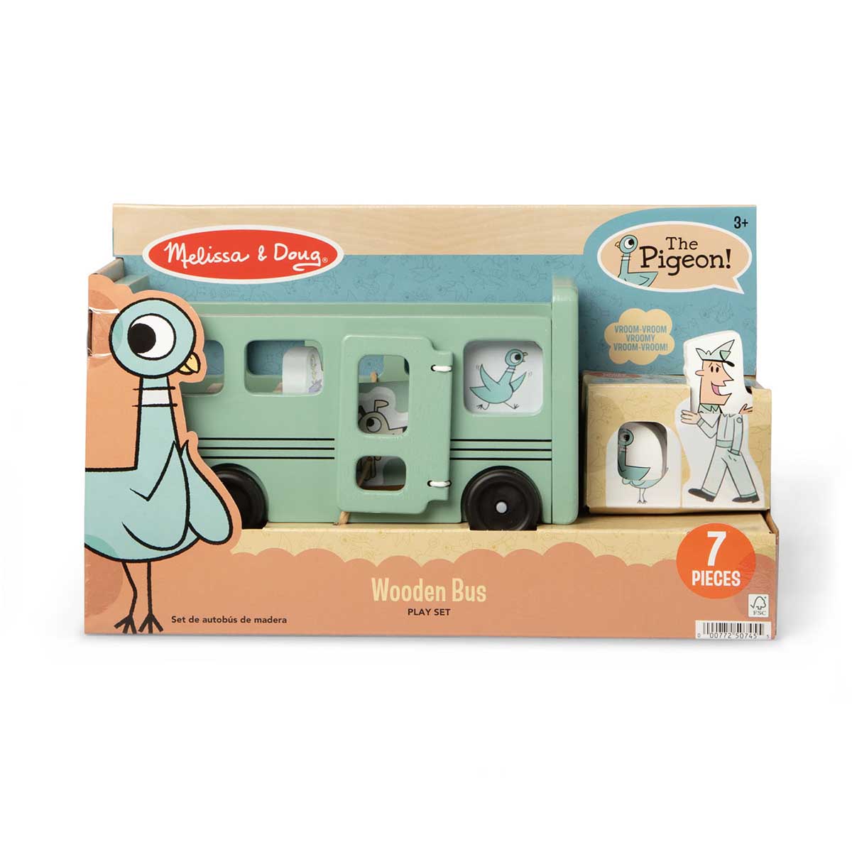 Melissa and Doug The Pigeon Wooden Bus
