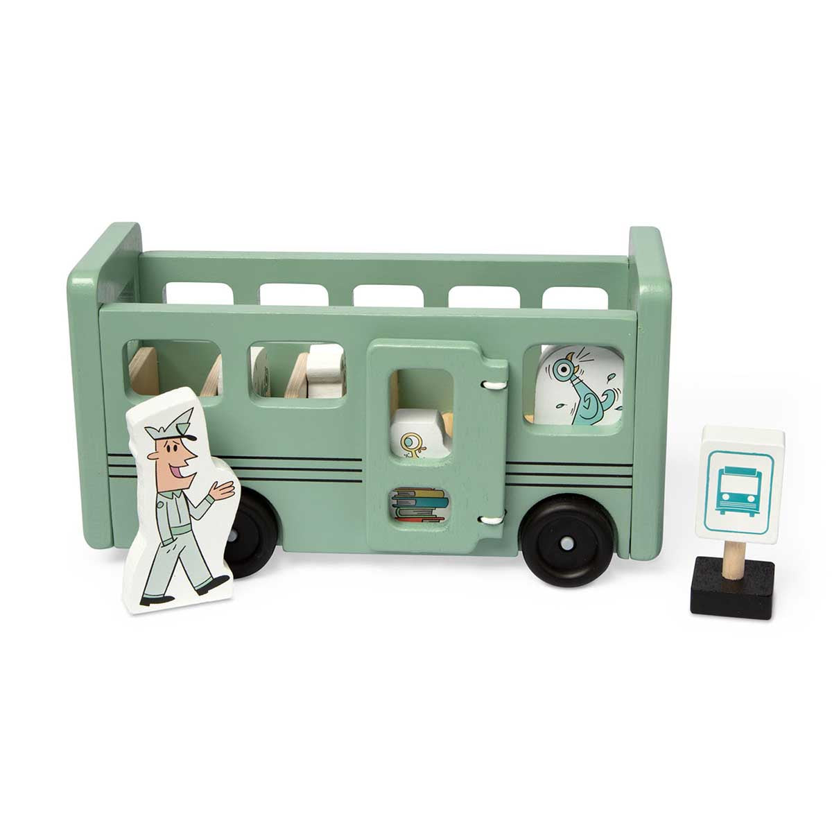 Melissa and Doug The Pigeon Wooden Bus