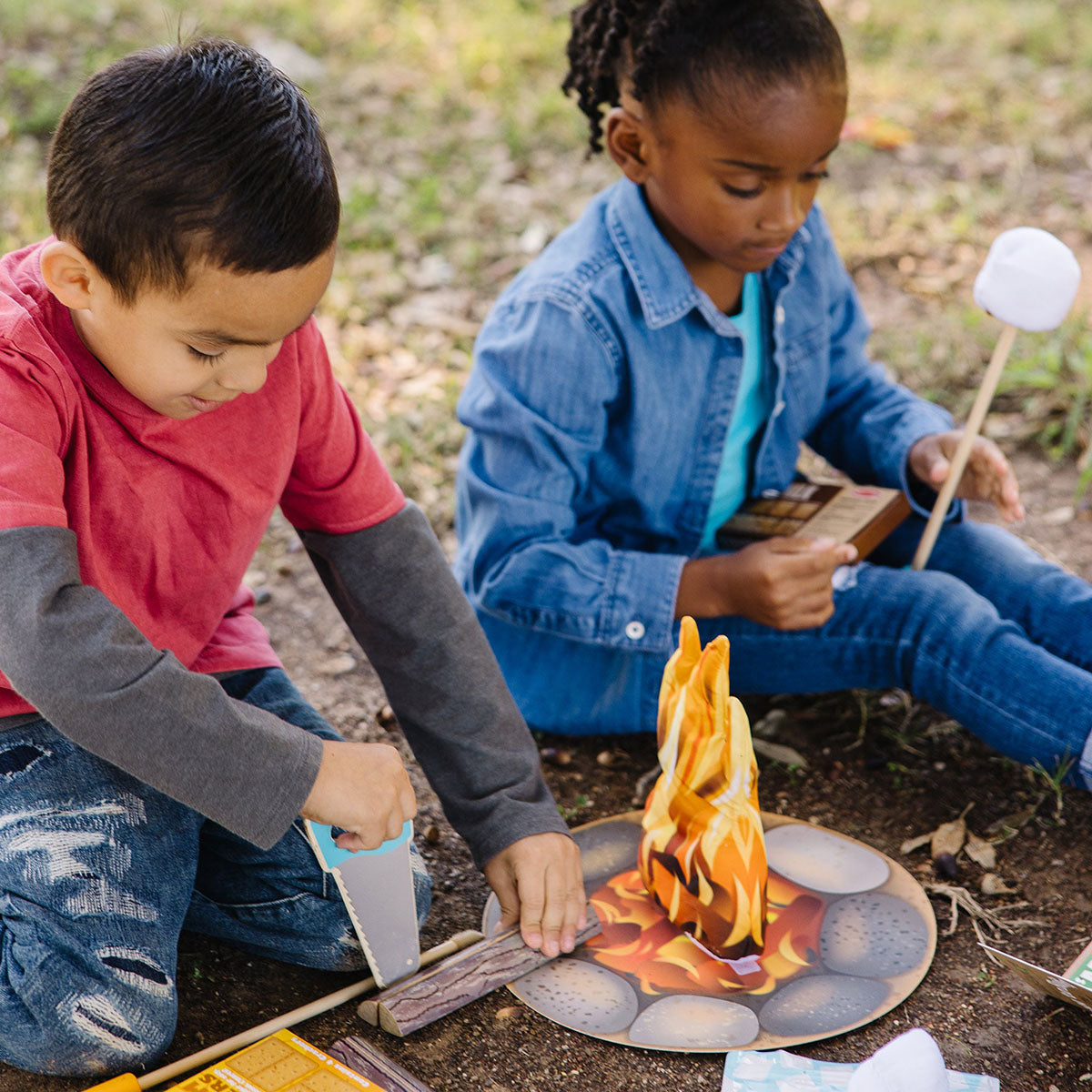 Melissa & Doug - Let's Explore Campfire S'mores Play Set