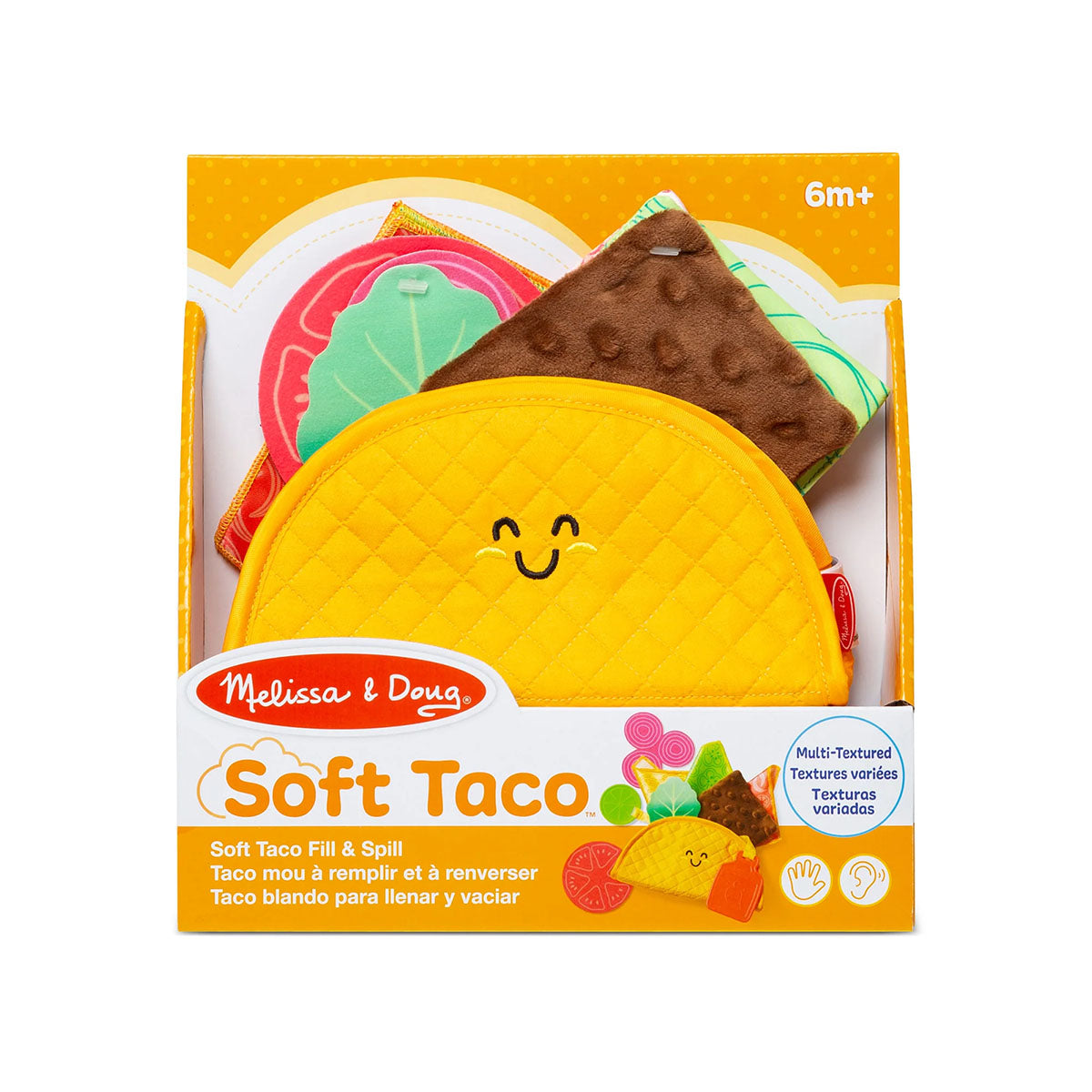 Melissa & Doug Soft Taco Fill & Spill Play Set