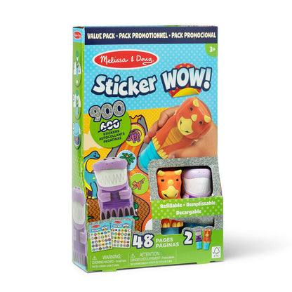 Sticker WOW Activity Pad & Sticker Stamper - Dinosaurs Value Pack