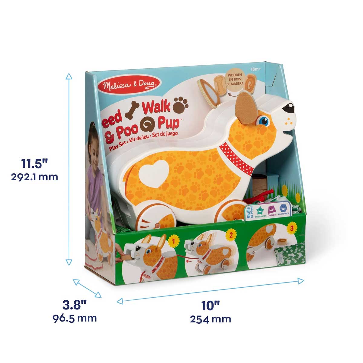Feed, Walk & Poo Pup Play Melissa & Doug