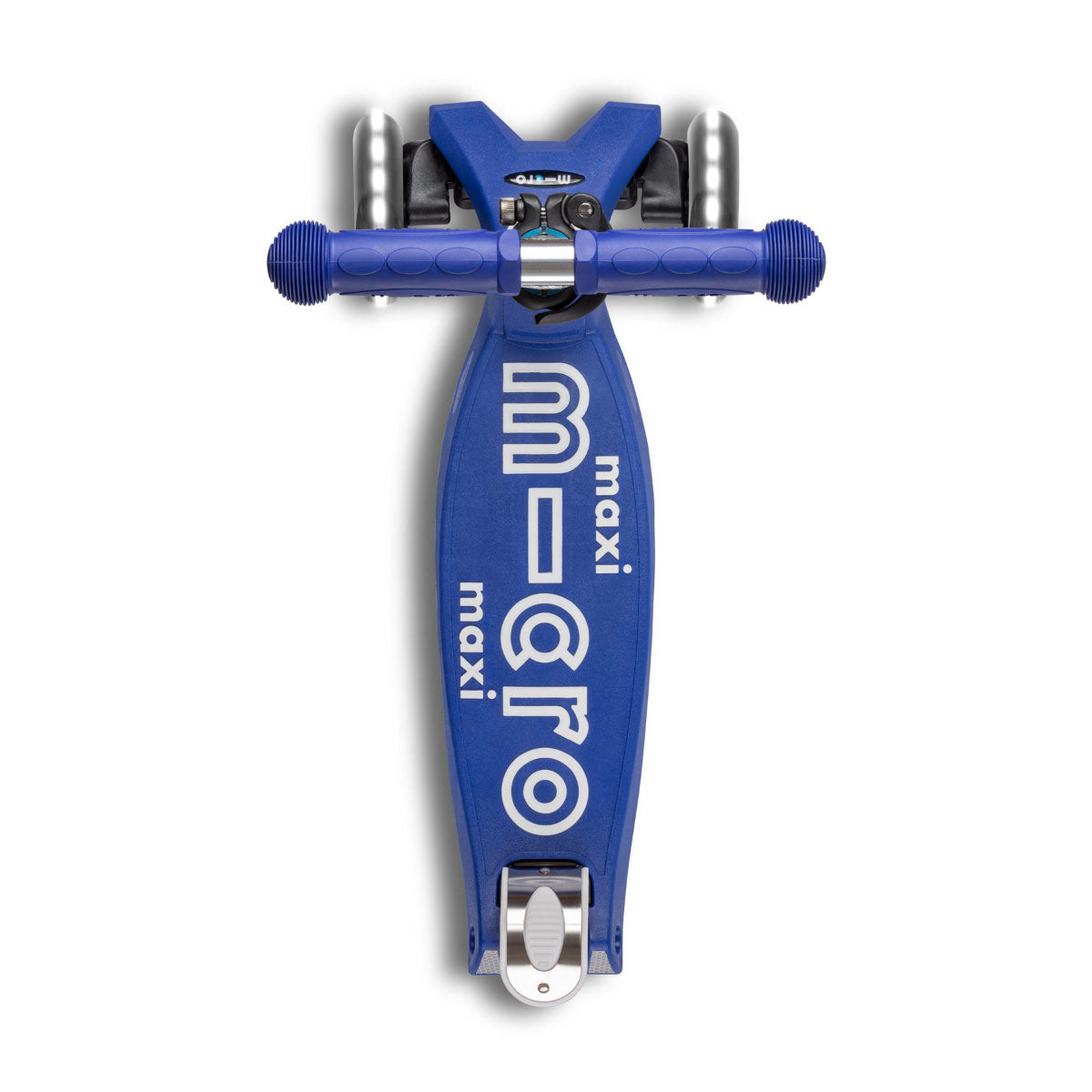 Micro Kickboard Maxi Deluxe LED Scooter - Blue & White