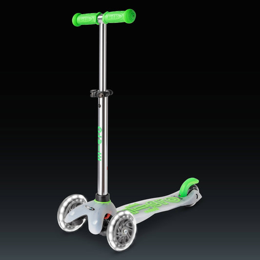 Mini Deluxe Scooter LED Wheels - Flux Neon Green