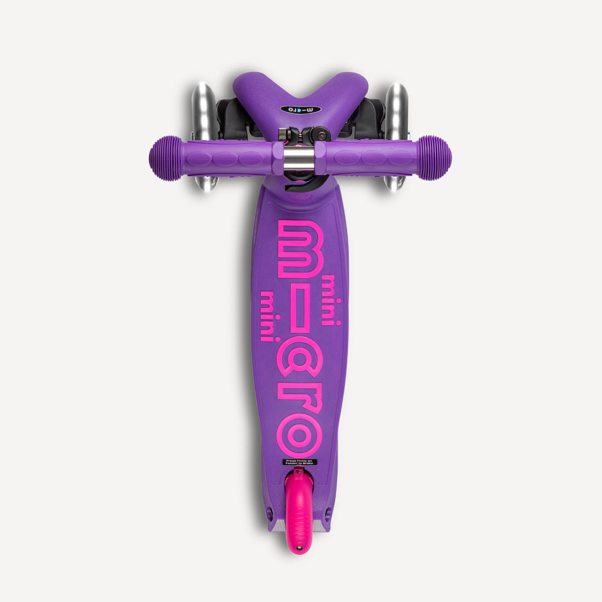 Micro Kickboard Mini Deluxe Scooter LED Wheels - Purple & Pink