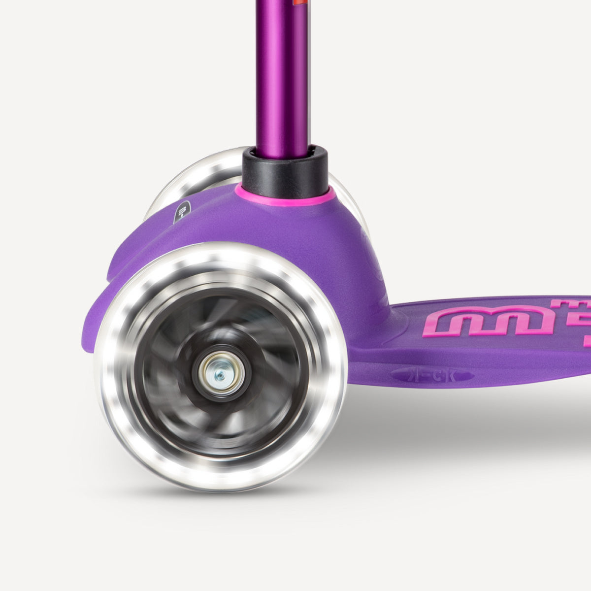 Micro Kickboard Mini Deluxe Scooter LED Wheels - Purple & Pink