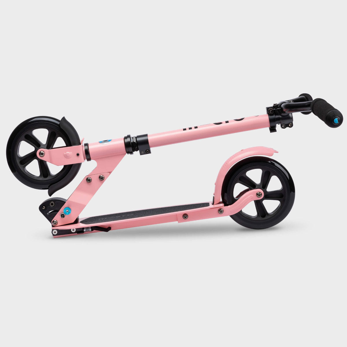 Micro Kickboard Speed Deluxe Scooter Folded - Neon Rose Pink