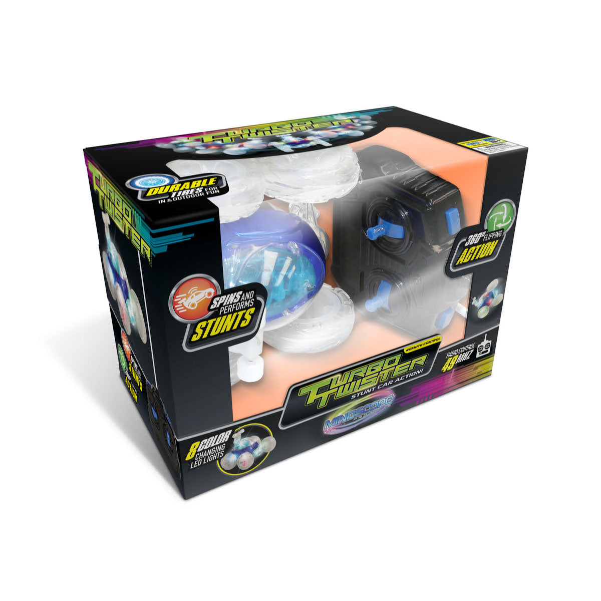 Mindscope Turbo Twister RC Stunt Car - Blue