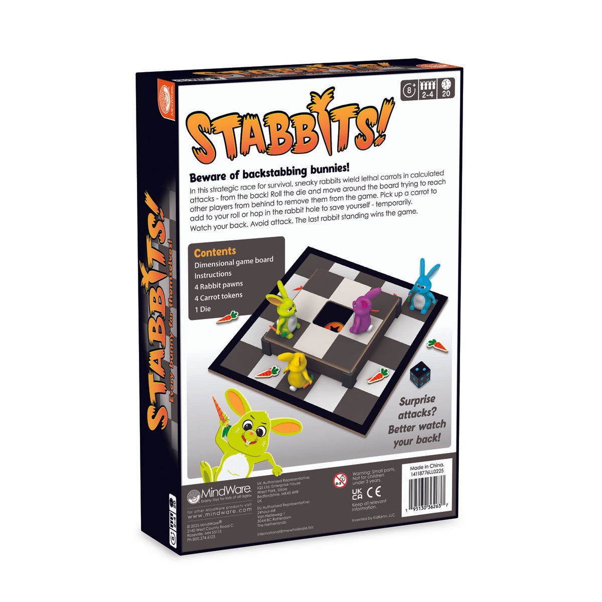 Mindware Stabbits Board Game