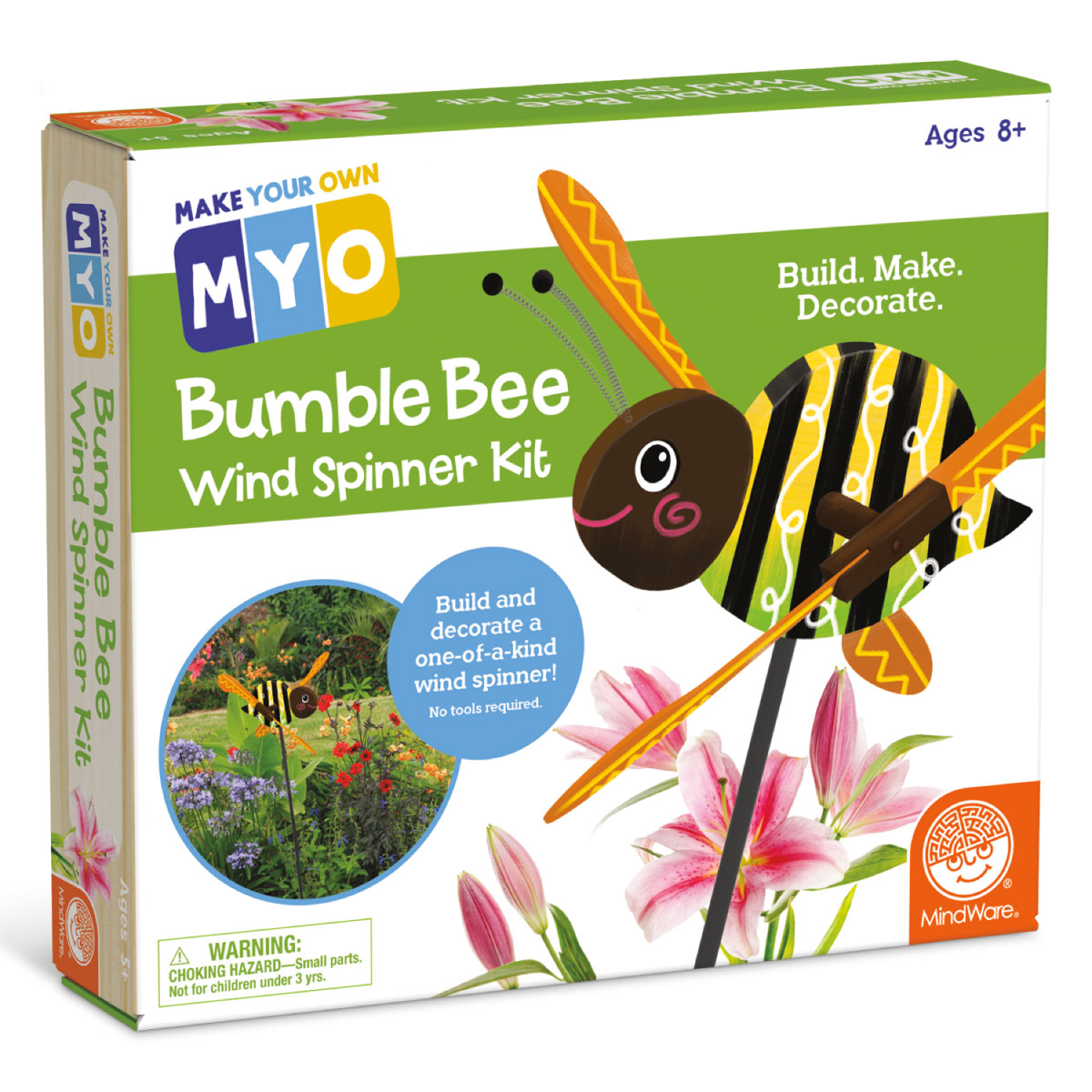 Mindware MYO Bumble Bee Wind Spinner Craft Kit