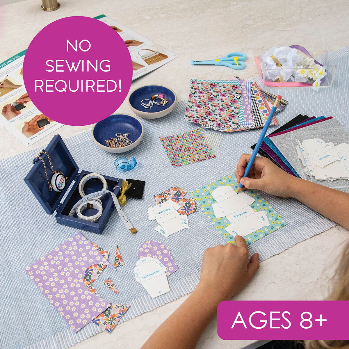 Mindware Run the Runway Fashion Accessories Design Kit: No sewing required, for ages 8 years and up.