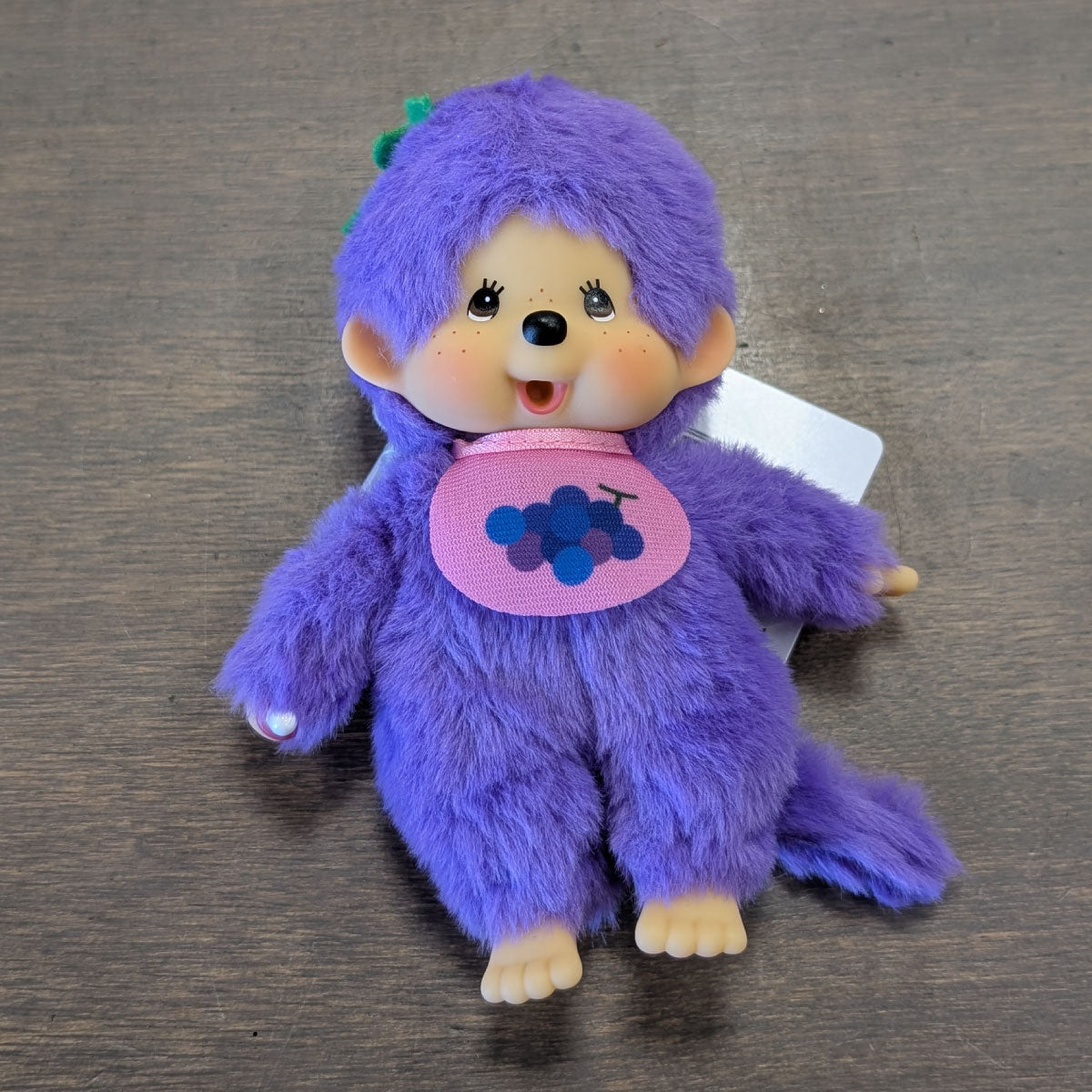Purple Grape Monchhichi Fruit Beanie Plush - 5"