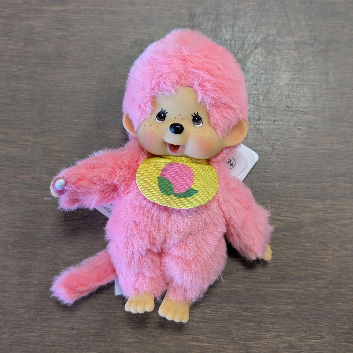 Peach Pink Monchhichi Fruit Beanie Plush - 5"
