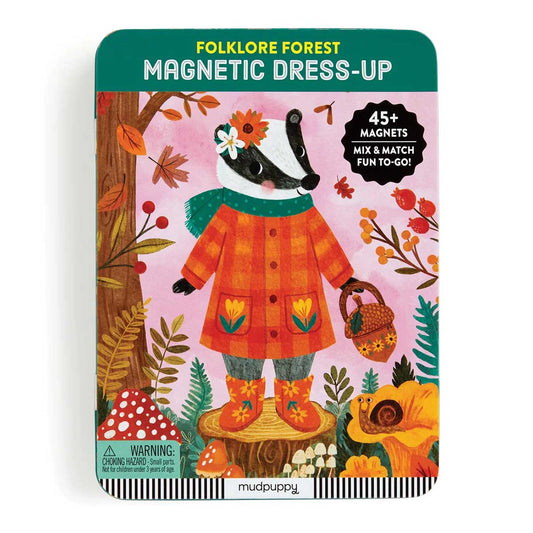 Mudpuppy Folklore Forest Magnetic Dress-up Play Set