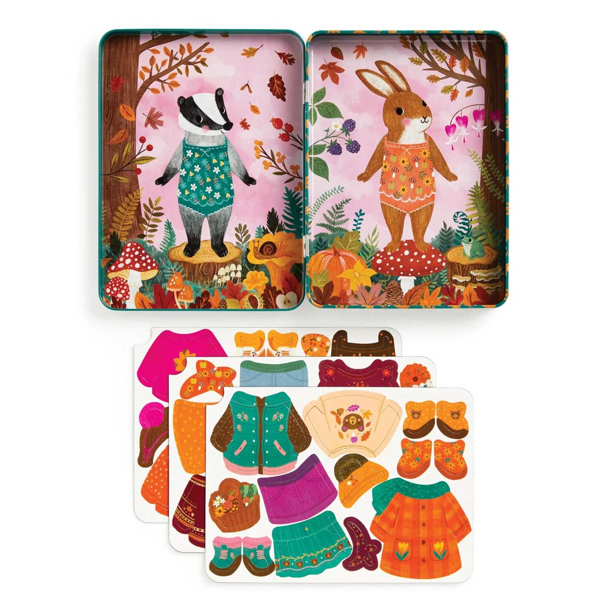 Mudpuppy Folklore Forest Magnetic Dress-up Play Set