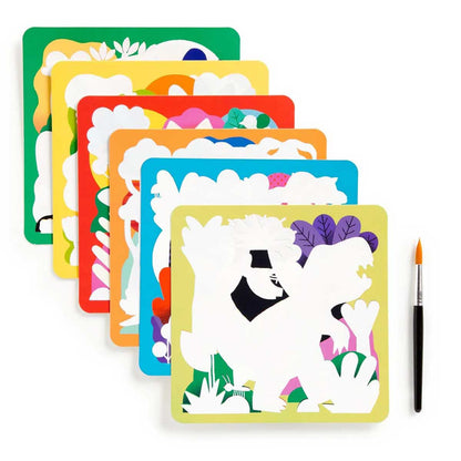 Mudpuppy Mighty Dinosaurs Color Magic Water-Reveal Kit