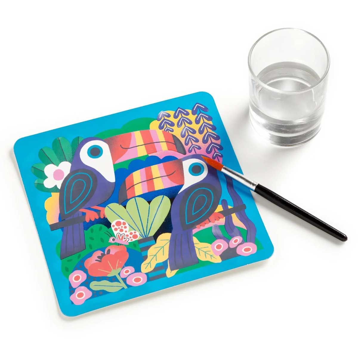 Mudpuppy Rainforest Friends Color Magic Water-Reveal Kit