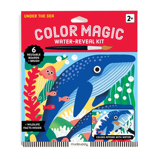 Mudpuppy Under the Sea Color Magic Water-Reveal Kit