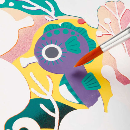 Mudpuppy Under the Sea Color Magic Water-Reveal Kit