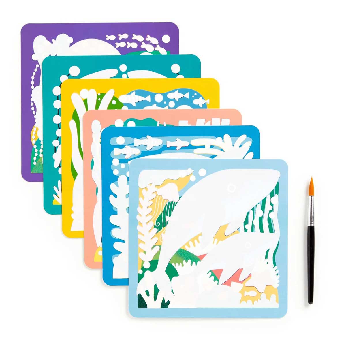 Mudpuppy Under the Sea Color Magic Water-Reveal Kit