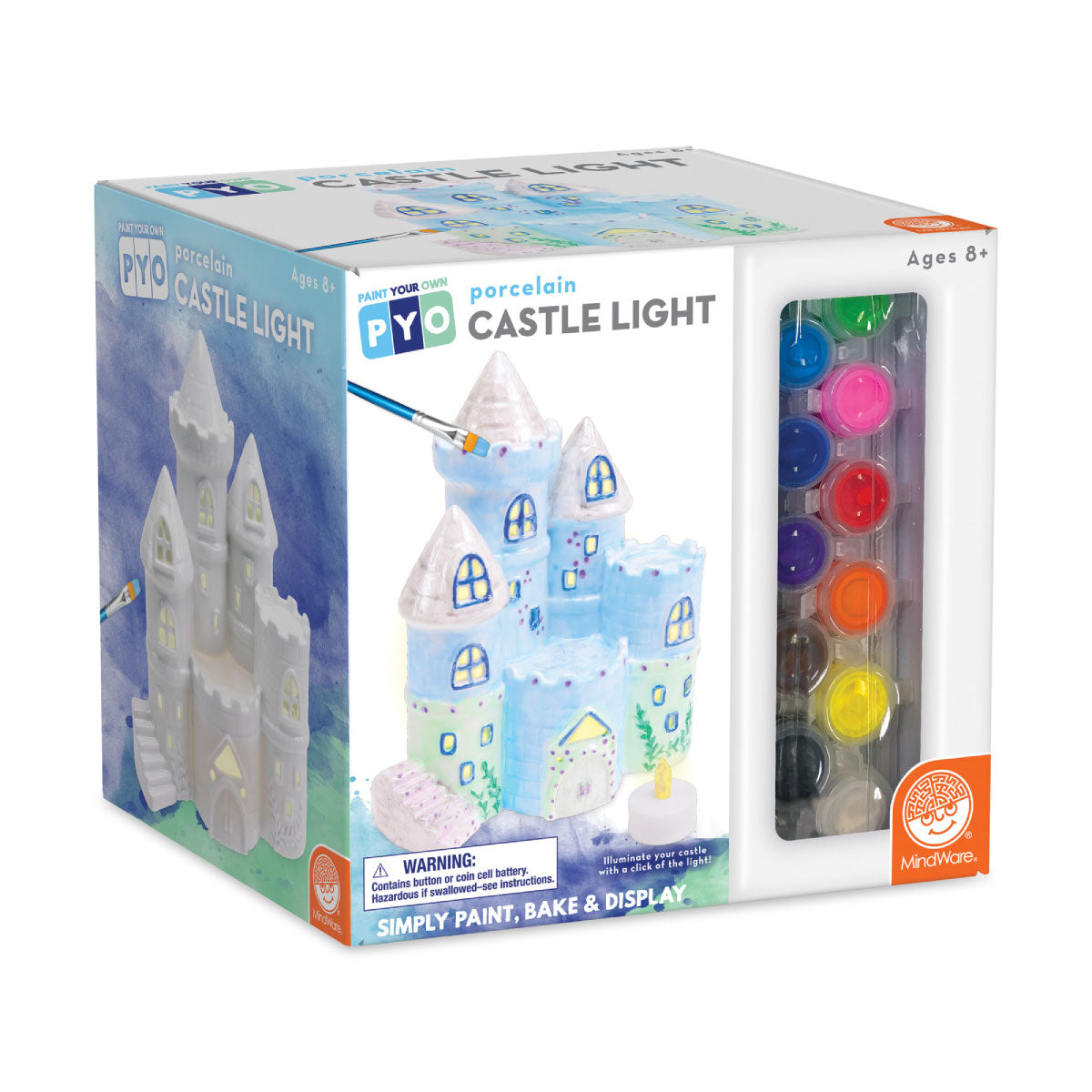 Mindware Paint Your Own Porcelain Castle Light