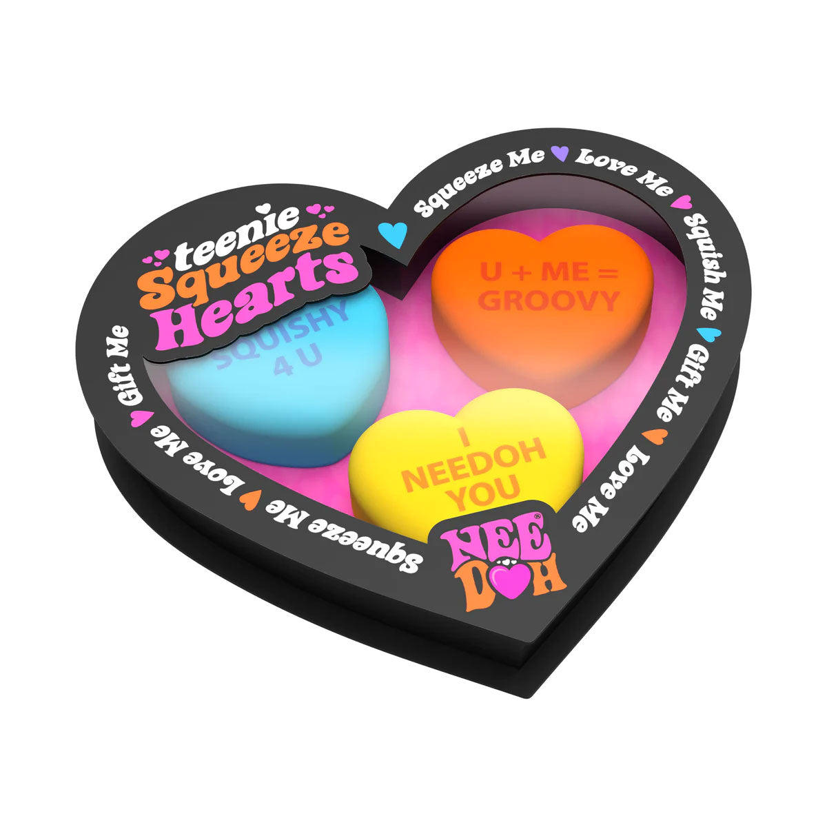 Squeeze Hearts Teenie NeeDohs 3 Pack