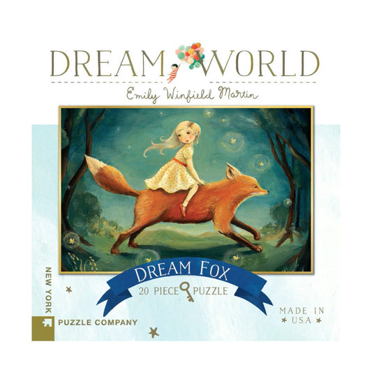 New York Puzzle Co Dream Fox 20 Piece Jigsaw