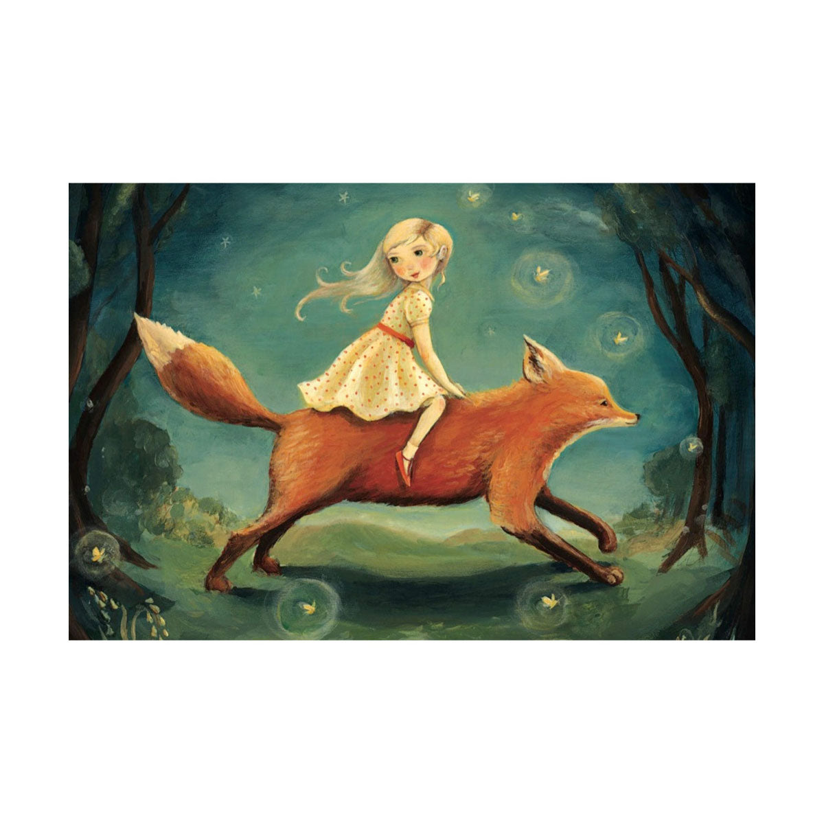 New York Puzzle Co Dream Fox 20 Piece Jigsaw