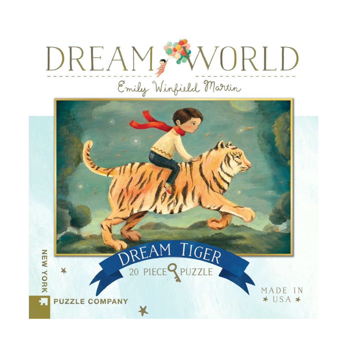 New York Puzzle Co Dream Tiger 20 Piece Jigsaw