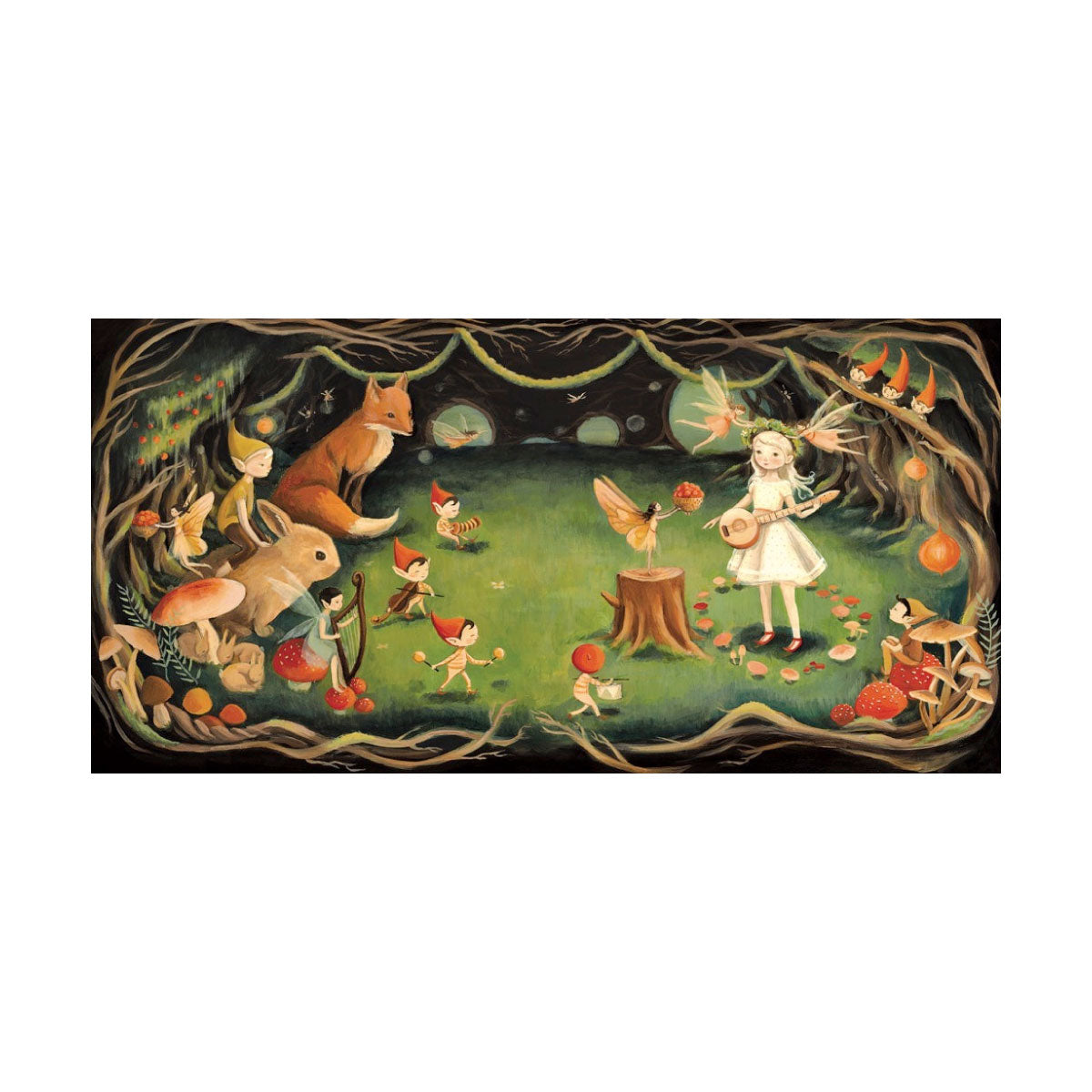 New York Puzzle Co Elven Dream - 80 Piece Jigsaw