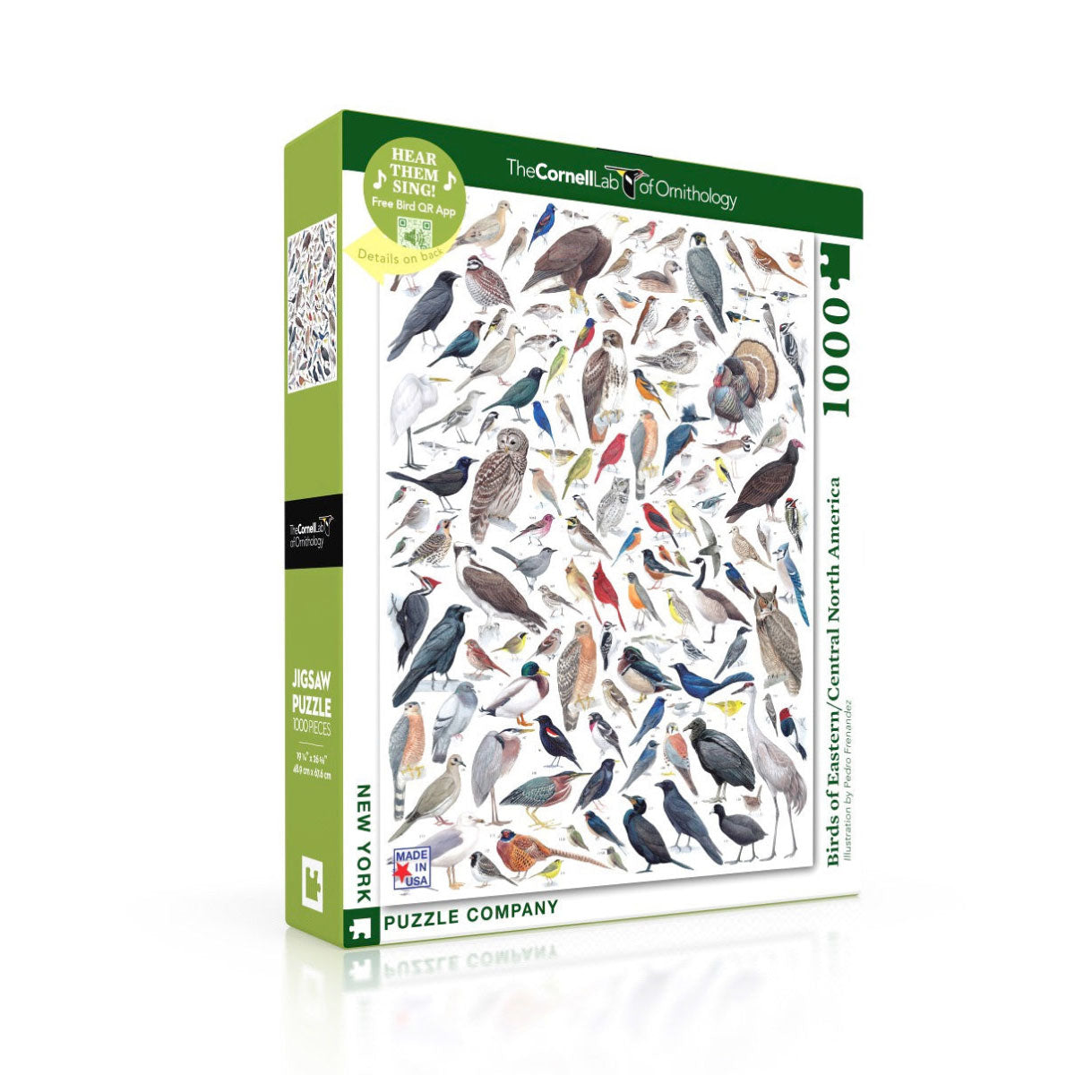 Birds of Eastern and Central North America 1000 pc Jigsaw from New York Puzzle Co & Cornell Lab of Ornithology